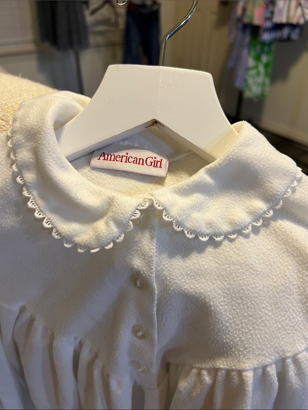 American Girl Dress Like Your Doll Addy’s  Nightie size Small - Picture 6 of 10